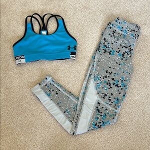 Under Armour Blue and Gray Kids Activewear Set